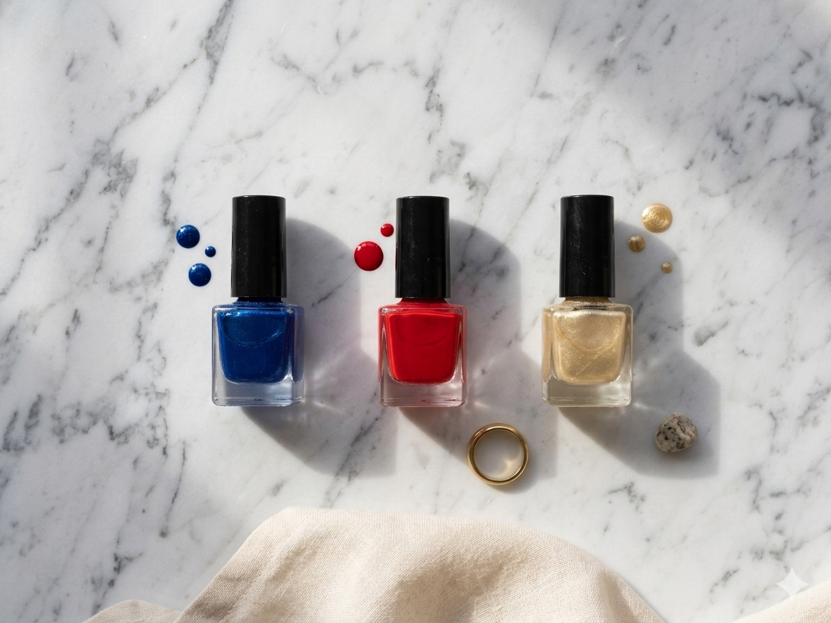 Bold Splash Nail Polish Trio Set